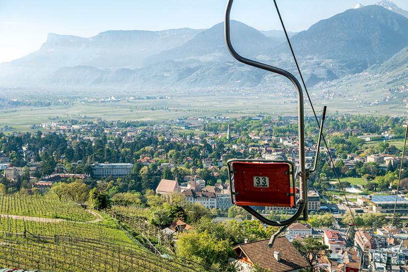 La seggiovia Tirolo-Merano
